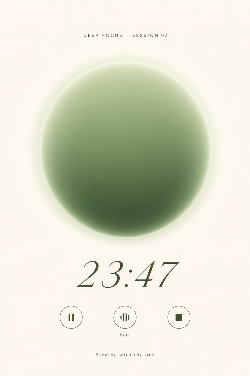 Attune Focus screen